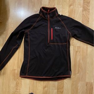 Quarter zip fleece lined